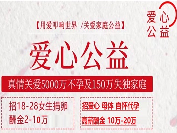 从江捐卵助孕生子 爱心志愿者招募